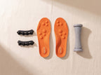 De Voetroutine-kit: teenspreiders, massage-inlegzolen en de massage-roller