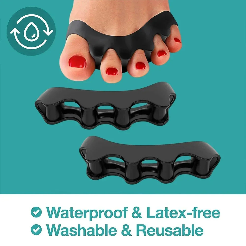 Toe spacers - 2 Paar Siliconen Teenspreiders