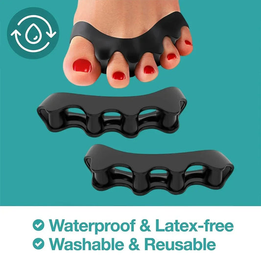 Toe spacers - 2 Paar Siliconen Teenspreiders